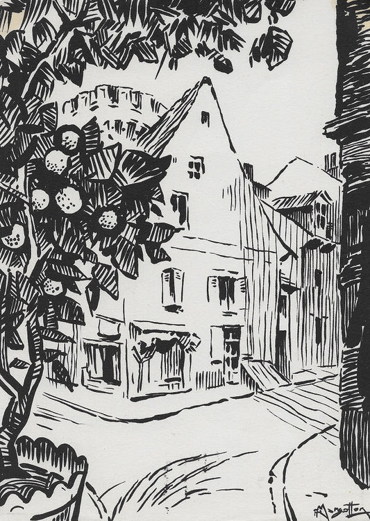 Margotton Tour et vieille ville de Vichy 1947