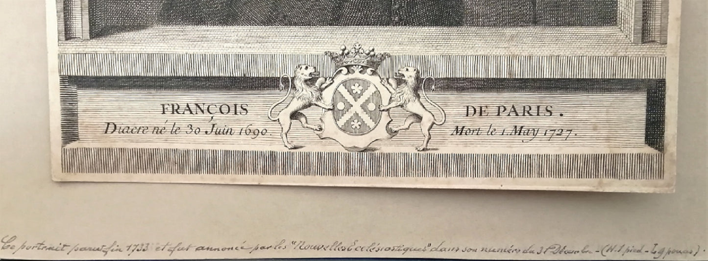 X Portrait de François de Pâris (1733)