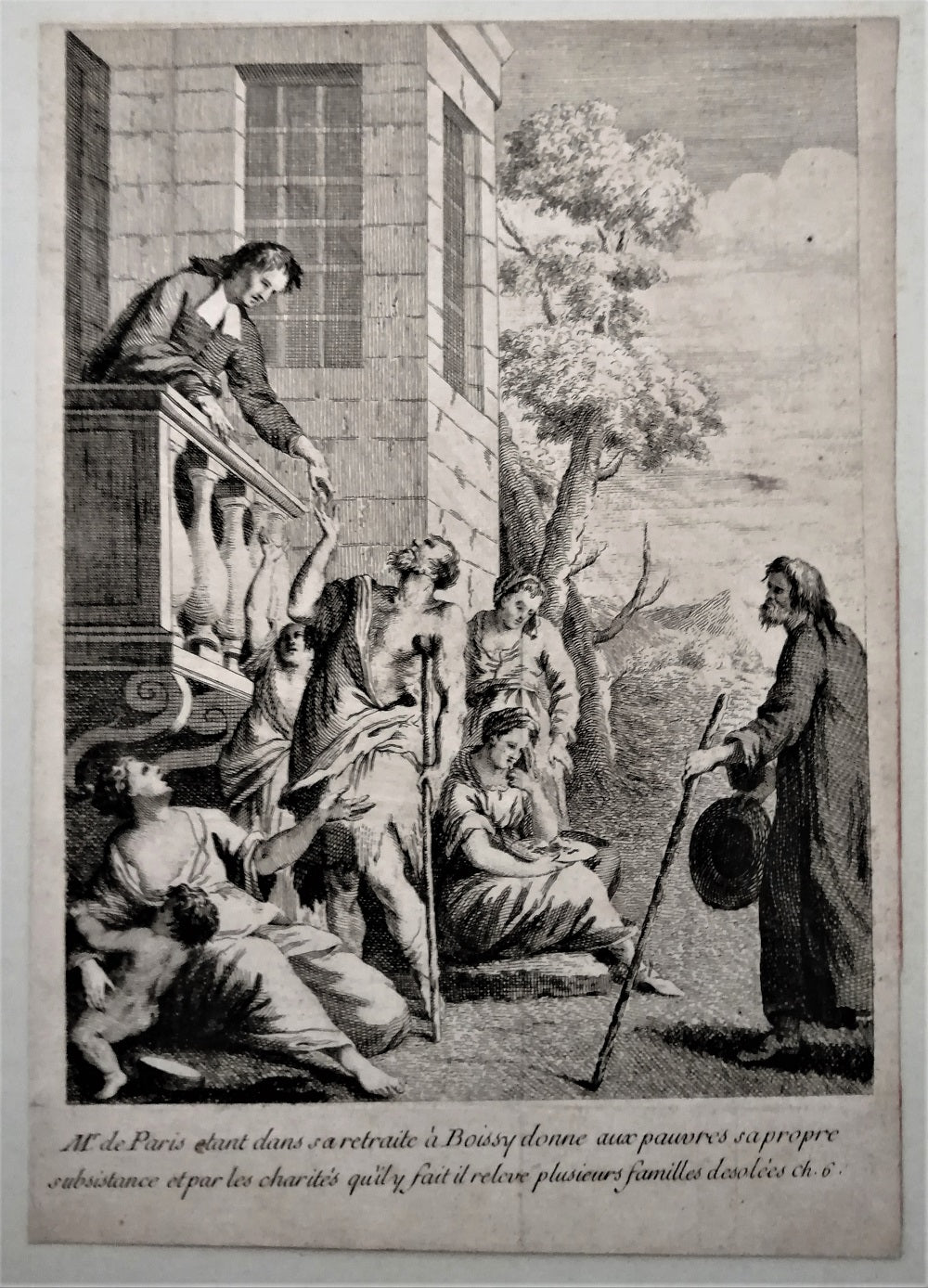 Restout François de Paris dans sa retraite à Boissy (1731)