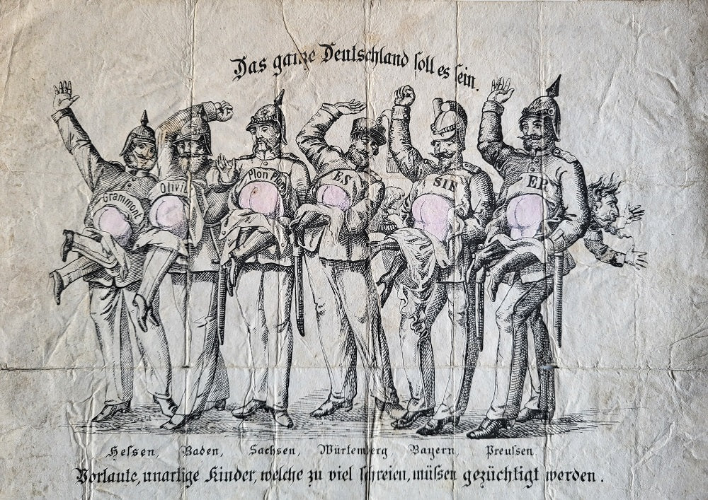 Wilisch Caricature allemande anti Napoléon III 1870