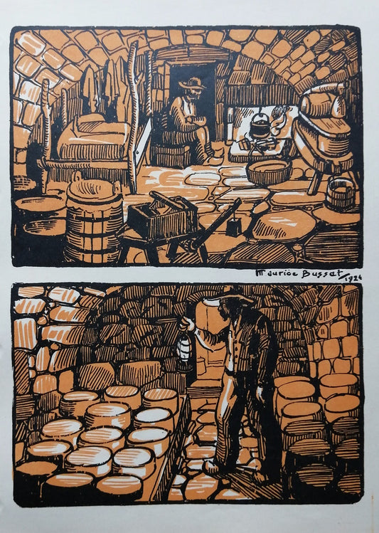 Busset Buron dans le Cantal 1924