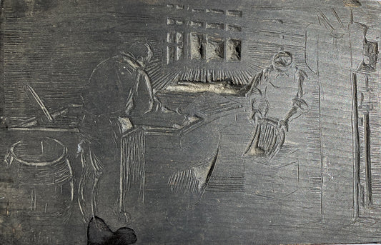 Busset Ambert Moulin à papier de Valeyre (Livradois) La cuve et les tamis