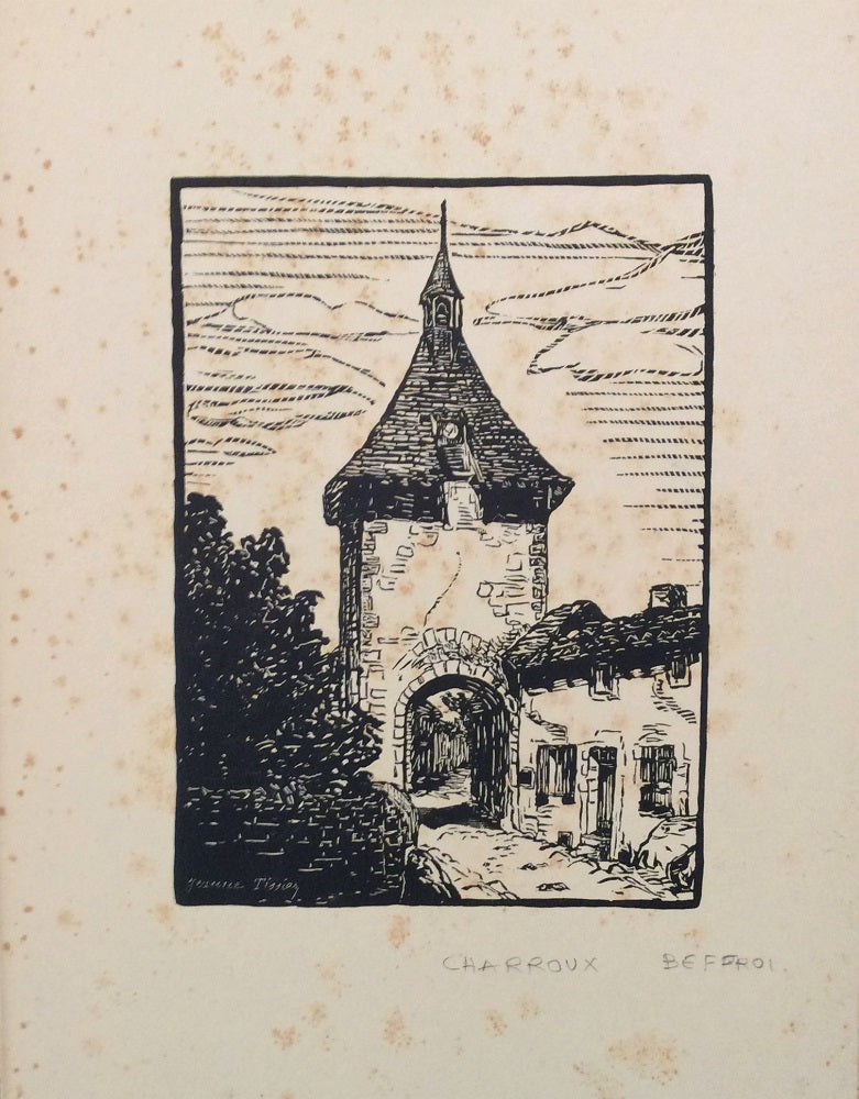 Tissier Charroux Beffroi ALLIER XXe