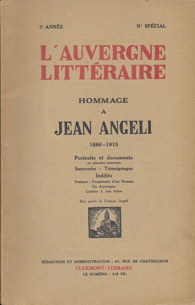 Angeli Hommage à Jean Angeli 1926