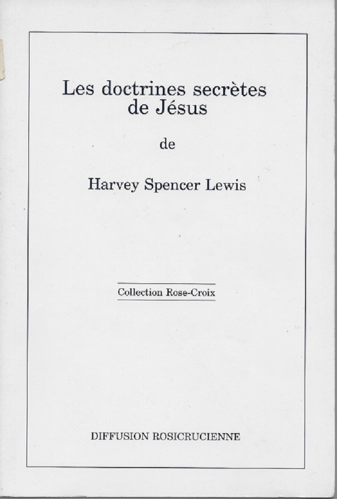 Lewis Les doctrines secrètes de Jésus 1994