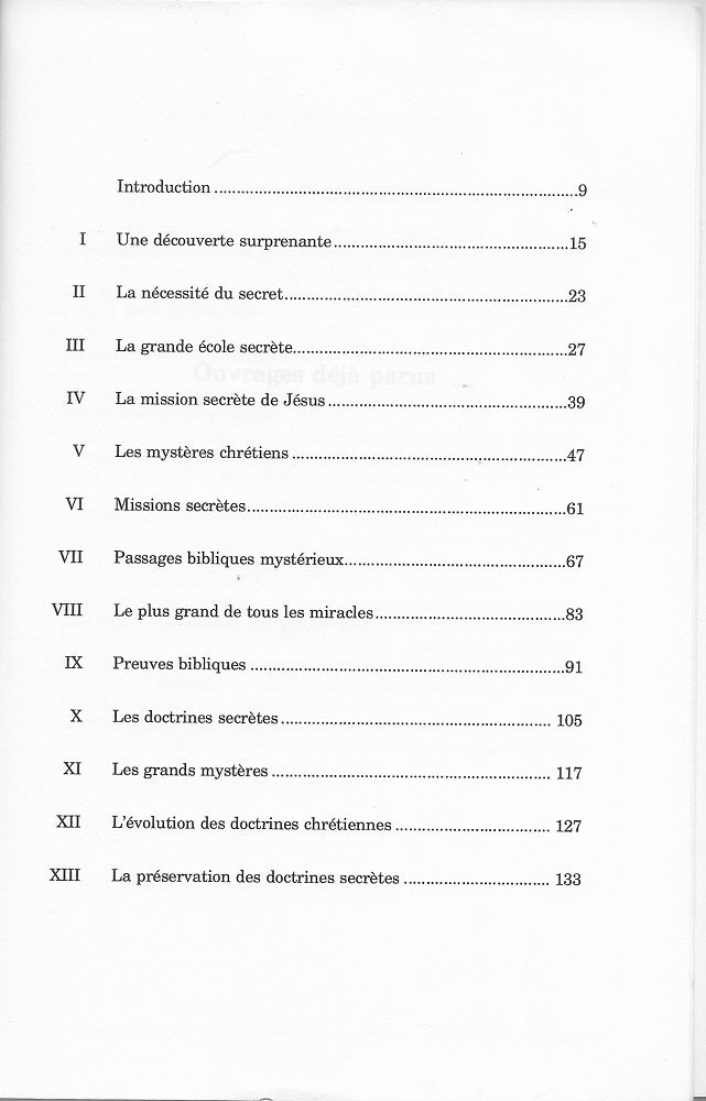 Lewis Les doctrines secrètes de Jésus 1994