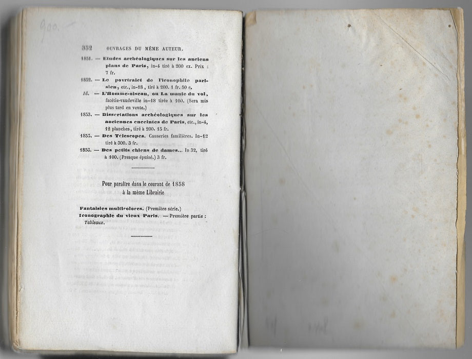 Bonnardot Essai sur l'art de restaurer les estampes et les livres 1858
