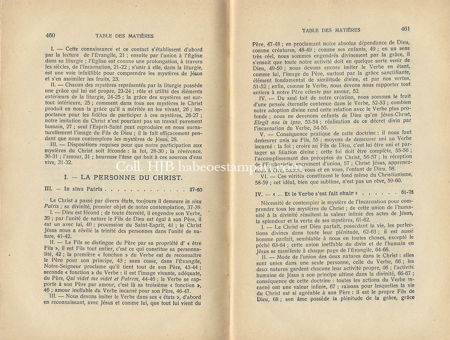 Dom Colomba Marmion Le Christ dans Ses Mystères 1939