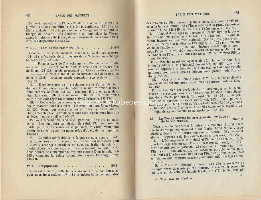 Dom Colomba Marmion Le Christ dans Ses Mystères 1939