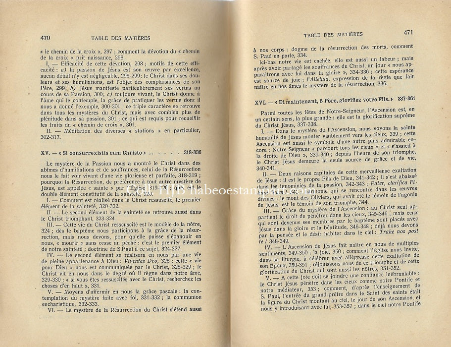 Dom Colomba Marmion Le Christ dans Ses Mystères 1939