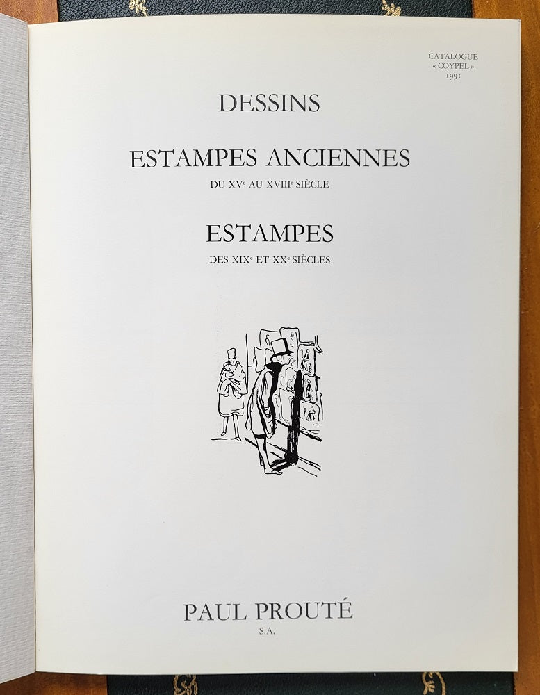 Prouté Catalogue Coypel 1991 Dessins Estampes