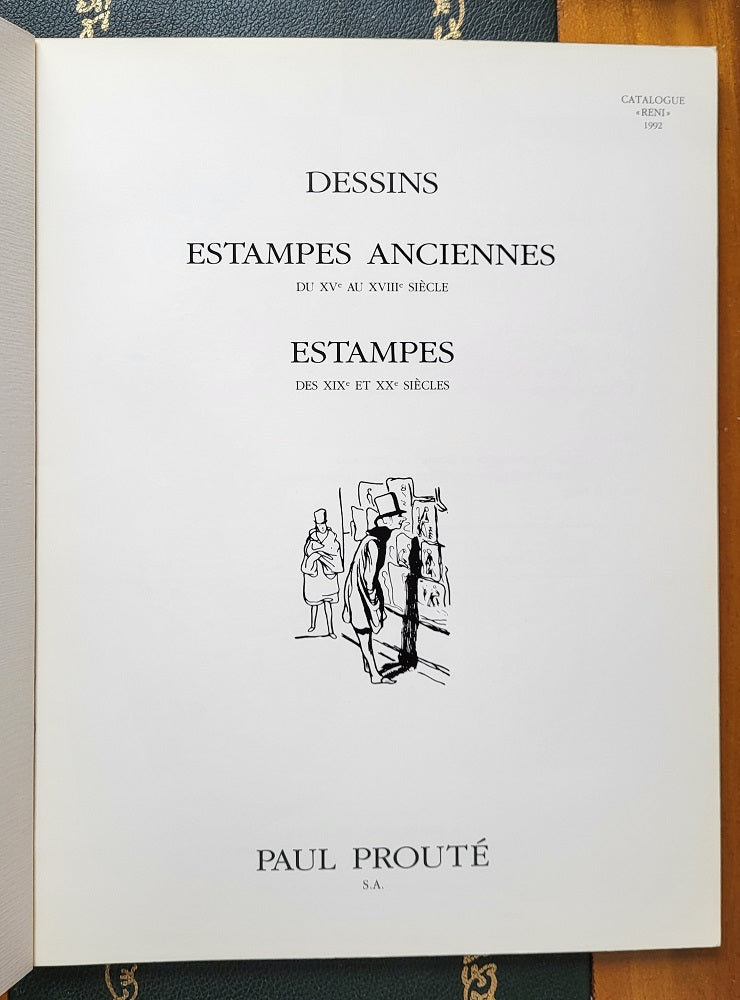 Prouté Catalogue Ren 1992 Dessins Estampes