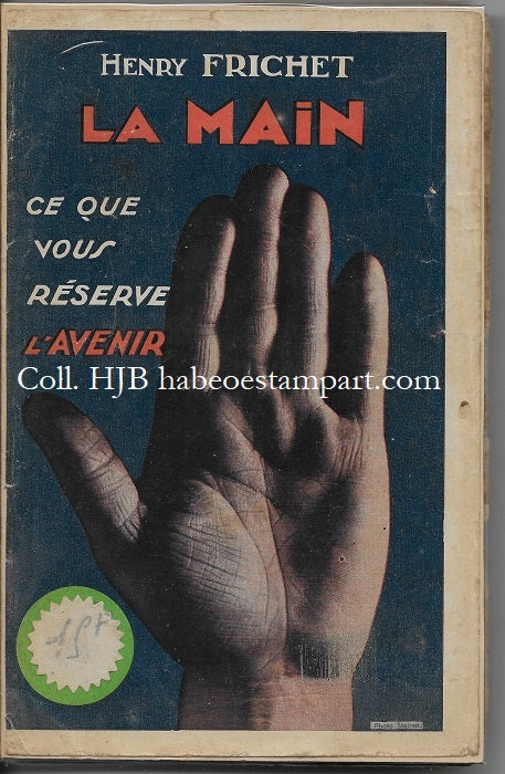 Frichet La Main Ce que vous réserve l'avenir 1934