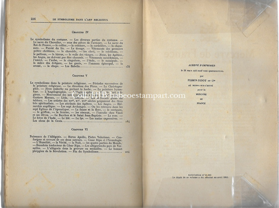 Gilles Le Symbolisme dans l'Art religieux 1943