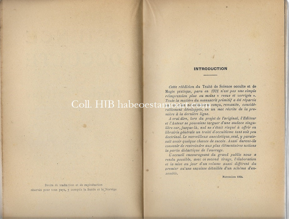 Jagot Science Occulte et Magie Pratique 1924