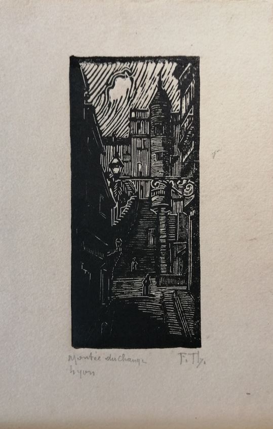 Thuaire Lyon Montée du Change c. 1920