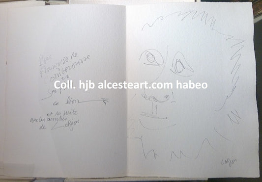 Lorjou Apollinaire Le bestiaire ou le cortège d'Orphée 1965