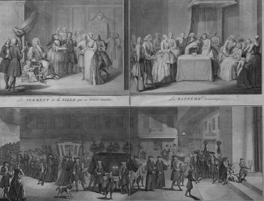 Hogarth Schley Scènes de vie anglaise (1735)