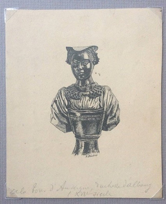 Béchis Portrait Anne de La Tour d'Auvergne, duchesse d'Albany