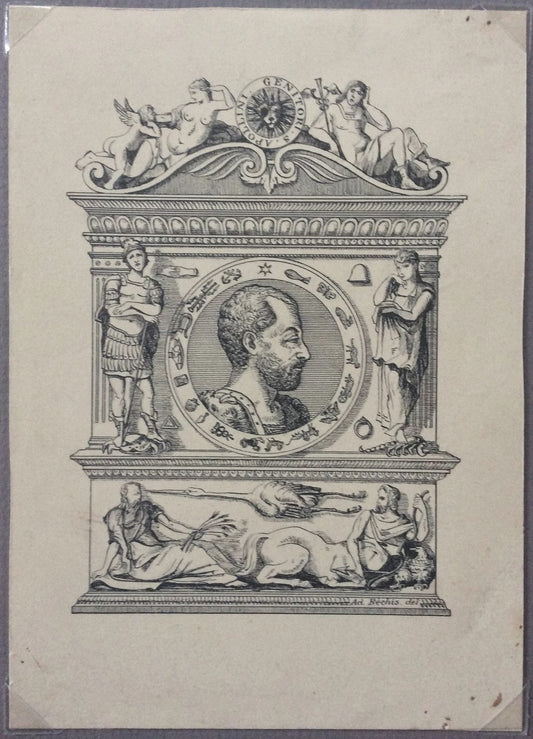 Béchis Portrait Gabriel Symeoni ingénieur de Florence à Royat et Clermont-Ferrand