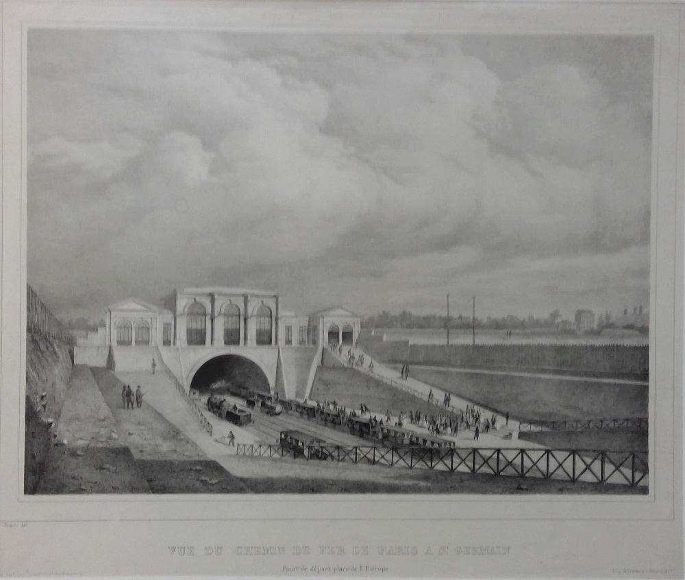 Arnout Vue du chemin de fer de Paris à St Gervais