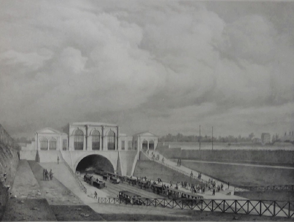 Arnout Vue du chemin de fer de Paris à St Gervais