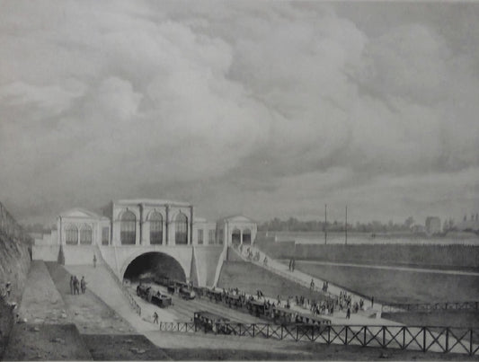 Arnout Vue du chemin de fer de Paris à St Gervais