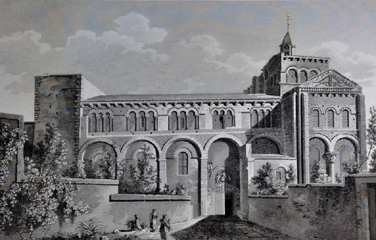 Bence Vue latérale de l'Eglise de Notre Dame du Port à Clermont Auvergne