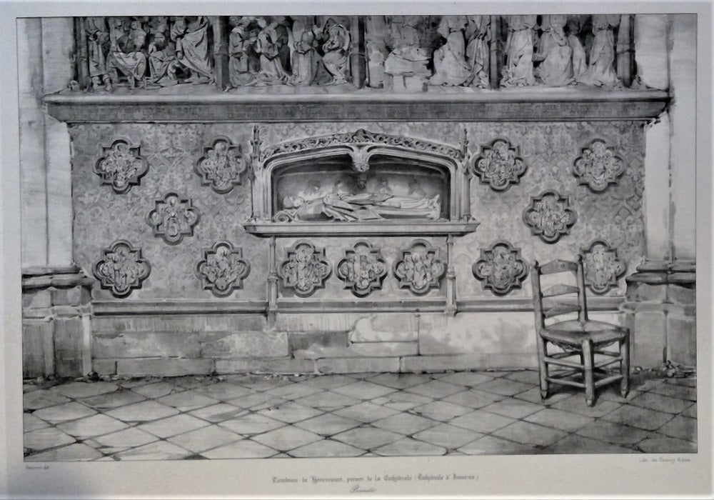 Bonhommé Tombeau de Génancourt, prévot de la Cathédrale d'Amiens Picardie
