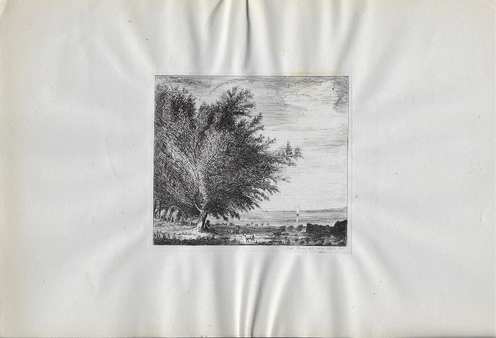 Fournier Berger dans un paysage du bord de mer (1873)