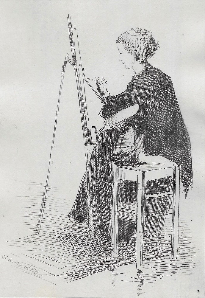Courtry Au Louvre, étude sur nature (1874)