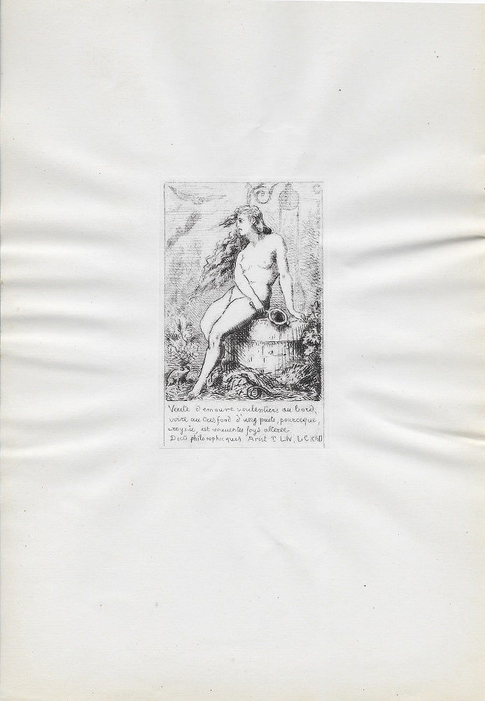 Chevalier La Vérité au bord du puits (1874)