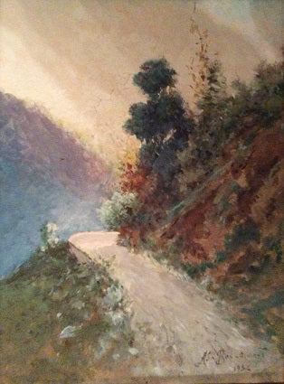 Bon-Armand Tournant de route à Venon Isère (1934)