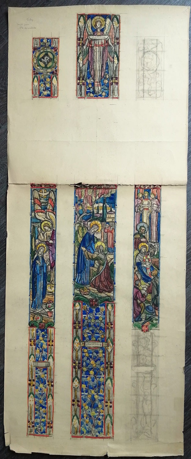 Claude Projet pour Notre Dame des malades à Vichy (c. 1920)