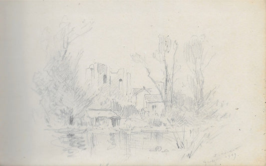 Noirot 57 Ruines à Gretz Seine-et-Marne (1909)