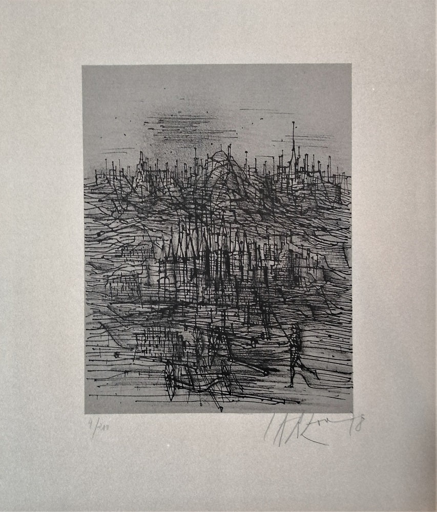 Carzou Paysage au soldat en armure (4/200)