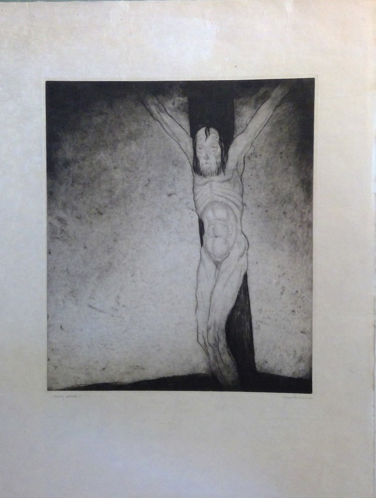 Collot Ecce Homo Christ en Croix (1948)