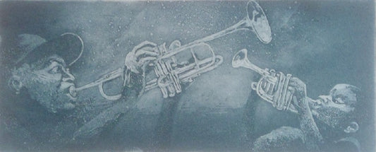 James Musique de nuit II Jazz Aquatinte 1/10