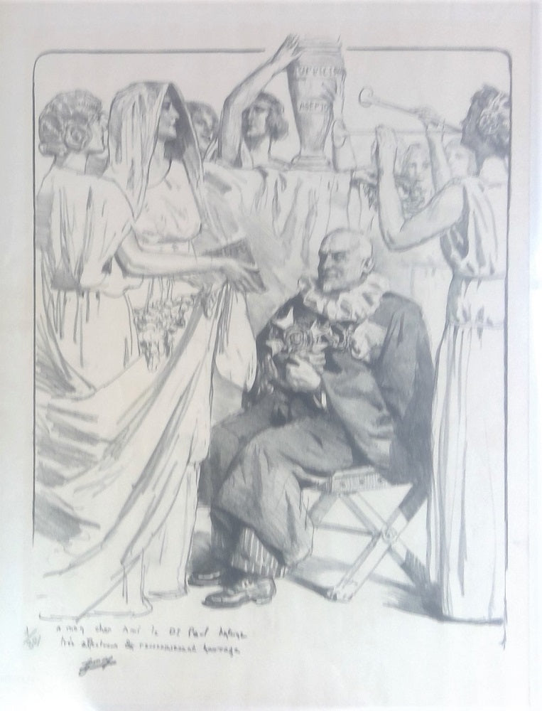 Jonas Villa Menu de la Légion d’Honneur du Dr. Paul Antoine (1/32, 1930)