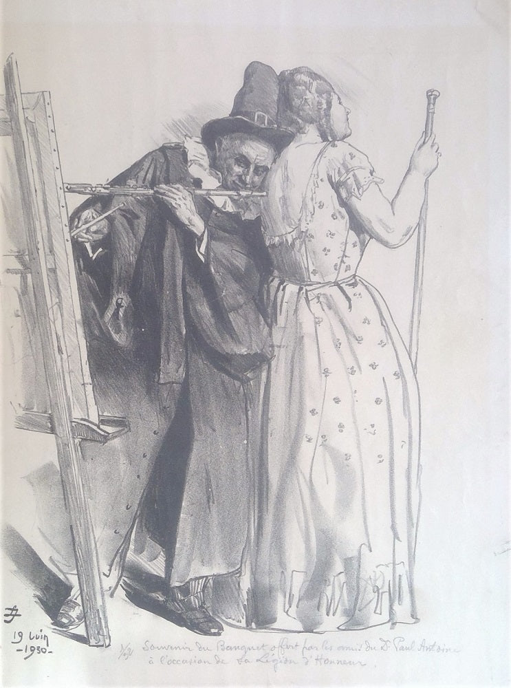 Jonas Villa Menu de la Légion d’Honneur du Dr. Paul Antoine (1/32, 1930)