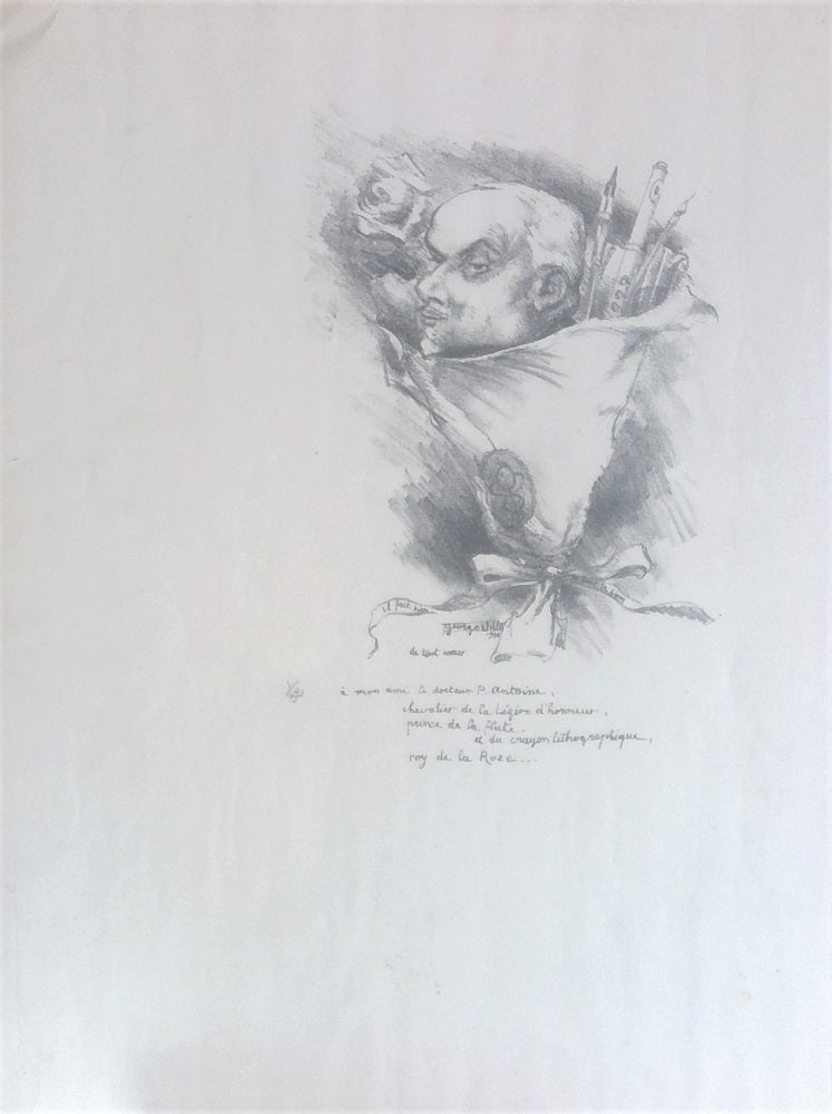 Jonas Villa Menu de la Légion d’Honneur du Dr. Paul Antoine (1/32, 1930)