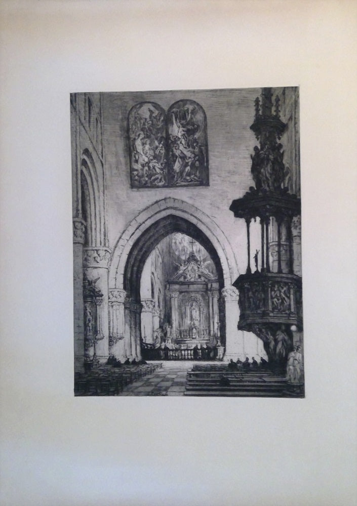 Lentrein Intérieur d’église Bruxelles Belgique