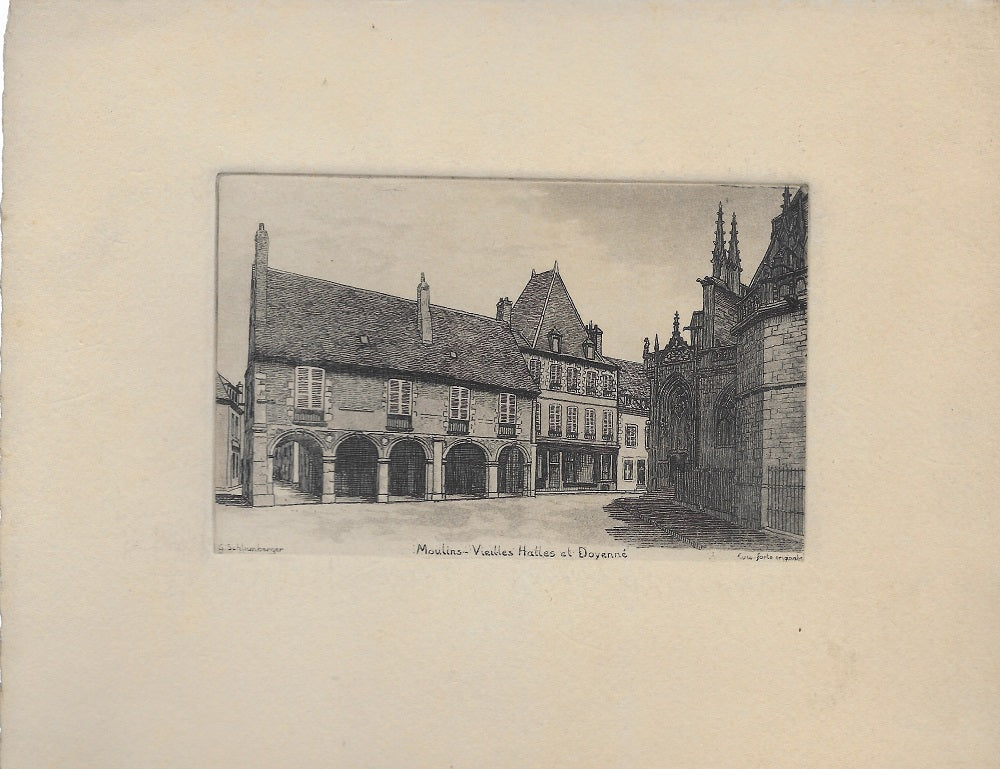 Schlumberger Moulins Vieilles Halles et Doyenné Bourbonnais