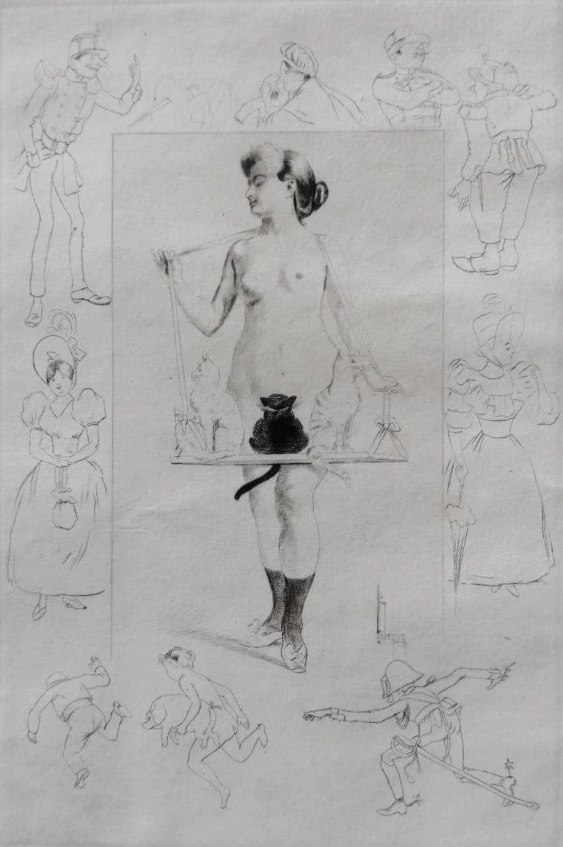 Lebègue La Chatte est servie c. 1910