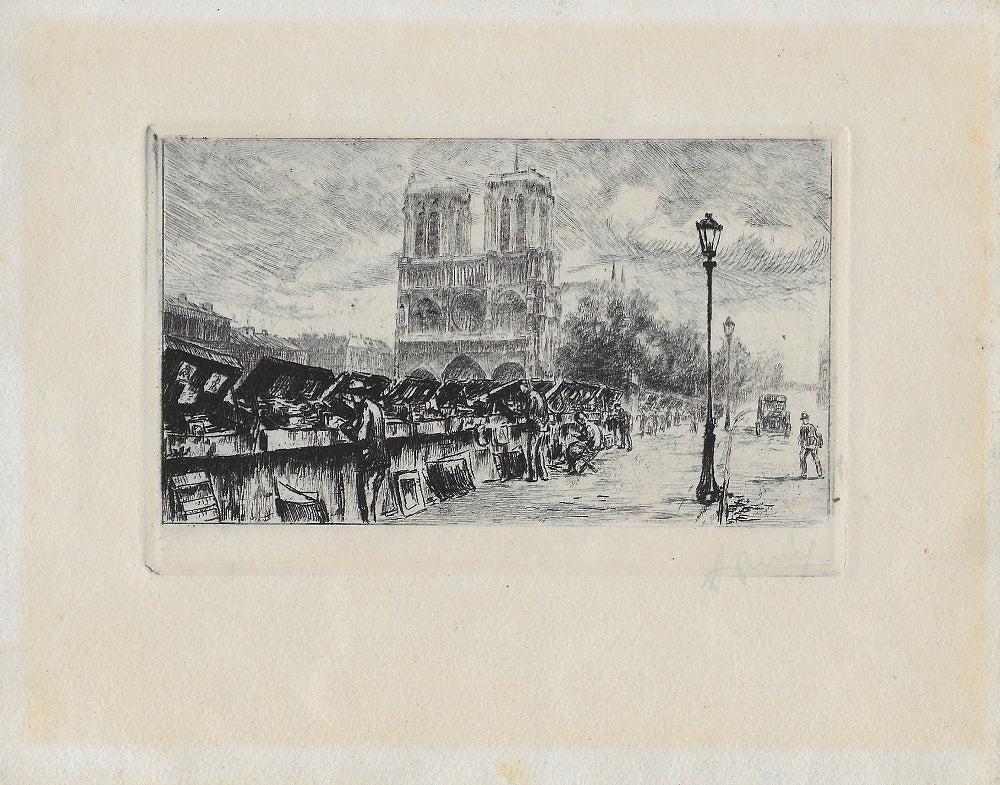 Ec Fr 20e Paris Bouquinistes sur les quais de la Seine