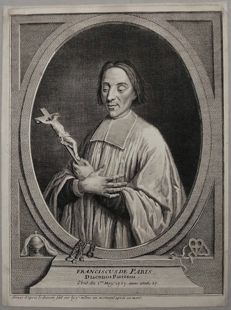 Poilly Portrait de Franciscus de Paris Diaconus Parisinus