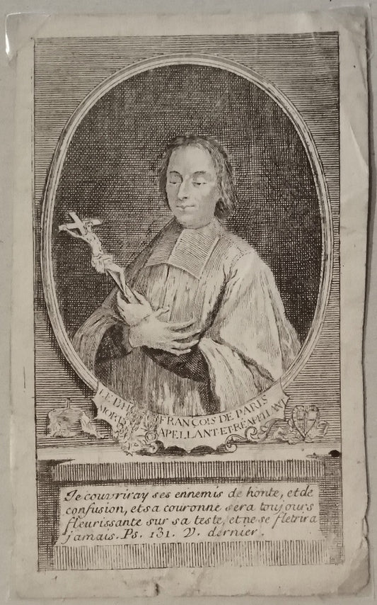 X Le Bienheureux François de Paris mort apellant et réapellant