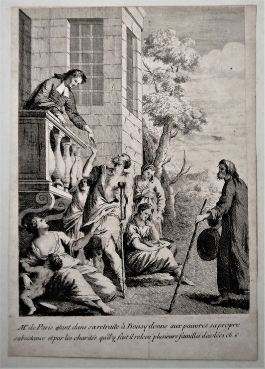Restout François de Paris dans sa retraite à Boissy (1731)