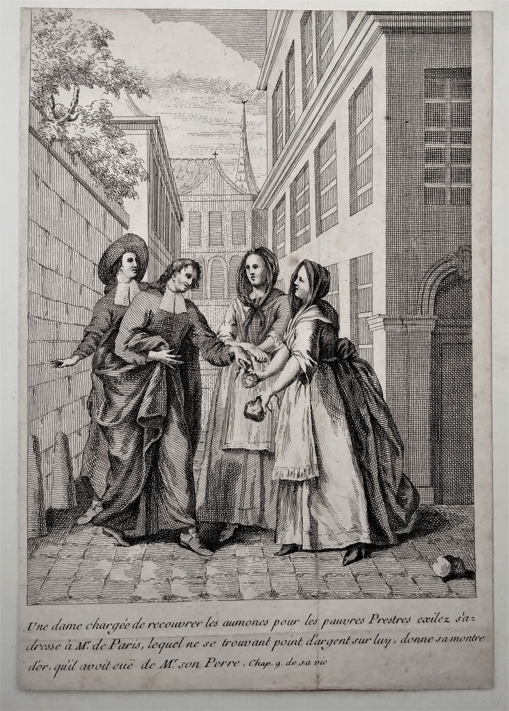 Restout François de Paris donne sa montre pour les Prêtres exilés (1731)
