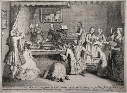 X Les fidèles à la mort de François de Paris